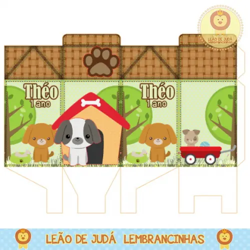 Caixa milk cachorrinho