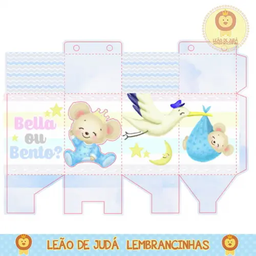 Caixa milk chá de bebê