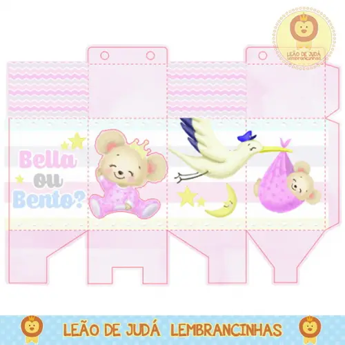 Caixa milk chá de bebê