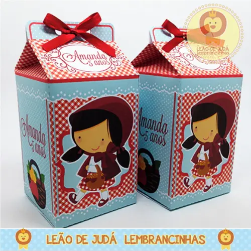 Caixa Milk Chapeuzinho Vermelho