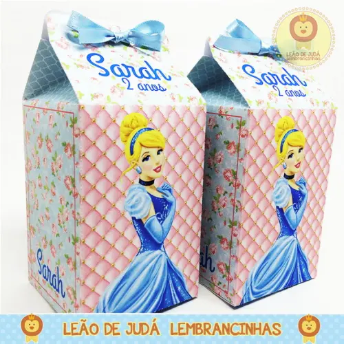 Caixa milk Cinderela modelo 2