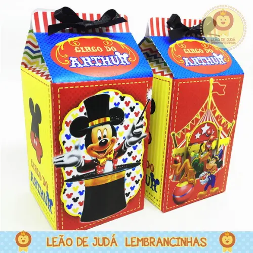 Caixa Milk Circo do mickey