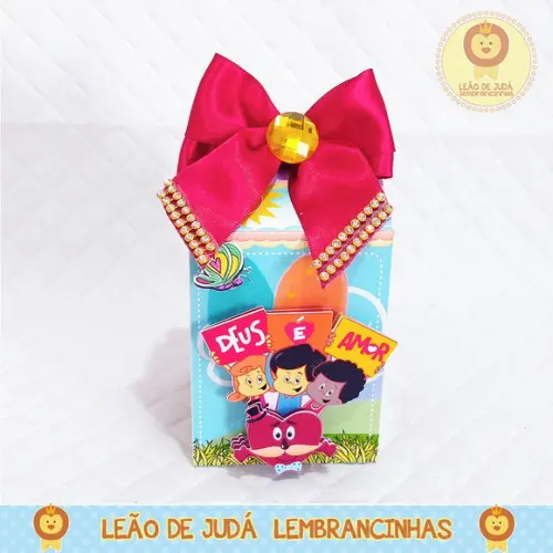 Caixa Milk Com aplique 3 Palavrinhas