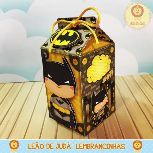Caixa Milk Com aplique Bataman