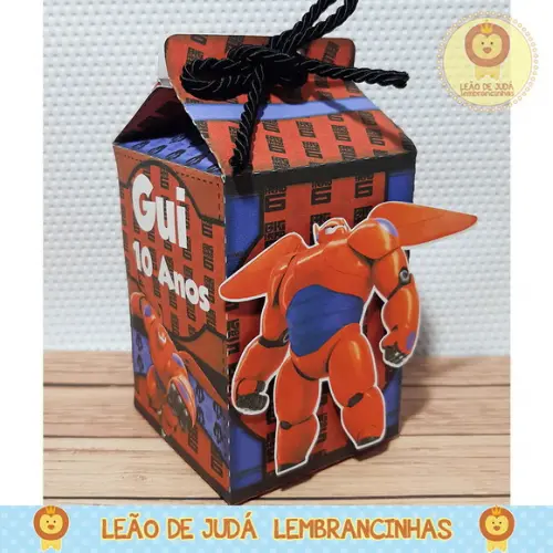 Caixa Milk Com aplique Big Hero