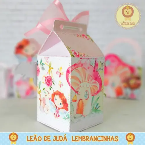 Caixa Milk com Aplique Joaninha