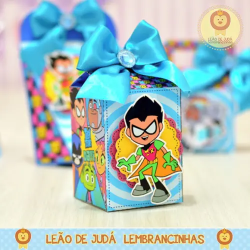 Caixa Milk Com aplique Jovens Titãs