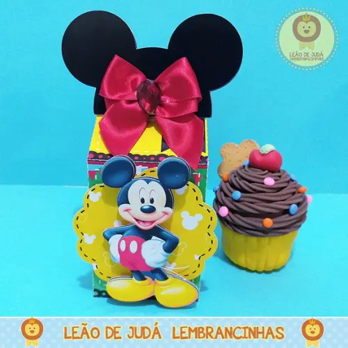 Caixa Milk Com aplique Mickey