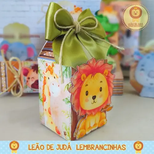 Caixa Milk Com aplique Safári