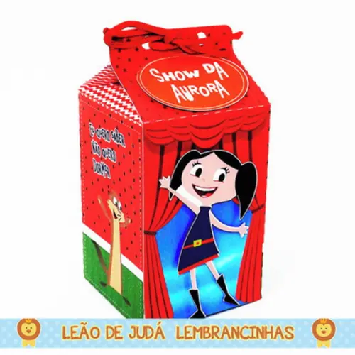 Caixa Milk Com aplique Show da Luna