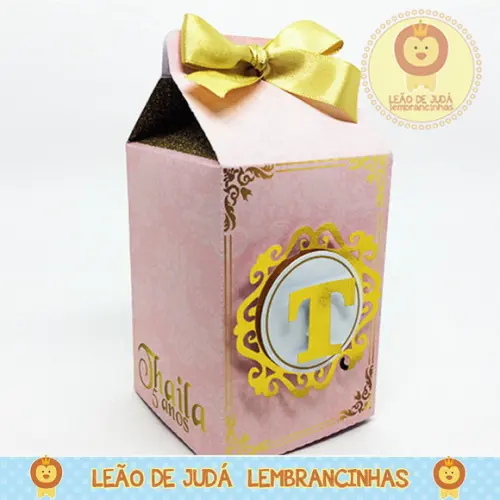 Caixa Milk Com aplique Tema