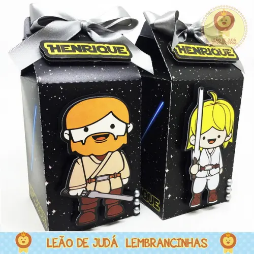 Caixa Milk Com Aplique Star Wars
