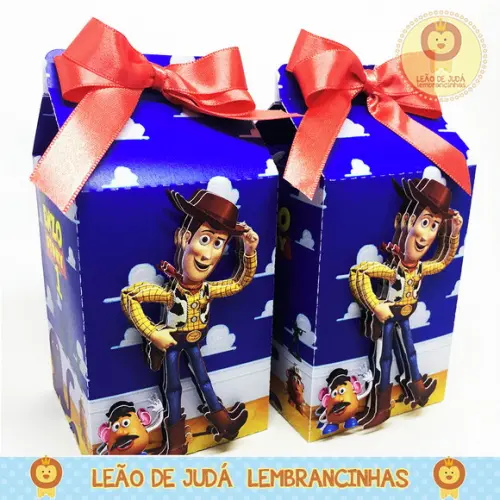 Caixa Milk Com aplique tema toy story
