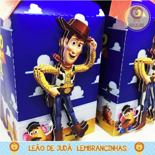 Caixa Milk Com aplique tema toy story