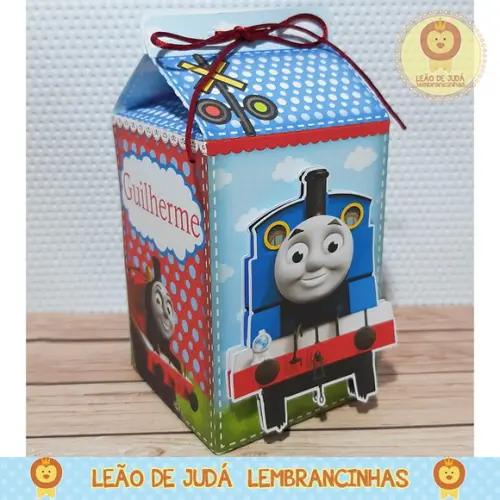 Caixa Milk Com aplique thomas e seus amigos
