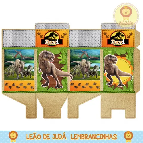 Caixa milk dinossauro