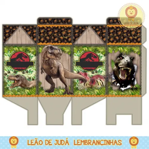 Caixa milk dinossauro