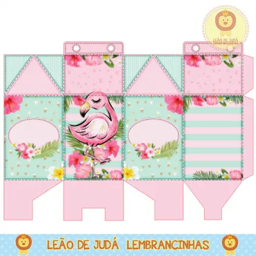 Caixa milk flamingo