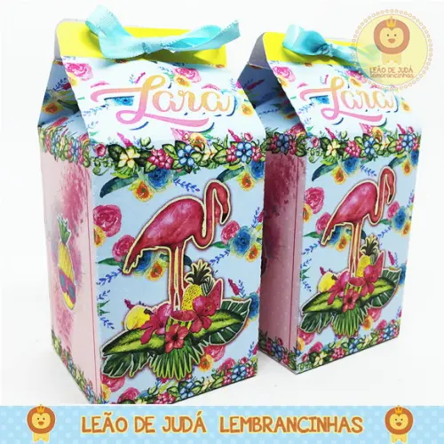 Caixa milk flamingo modelo 2