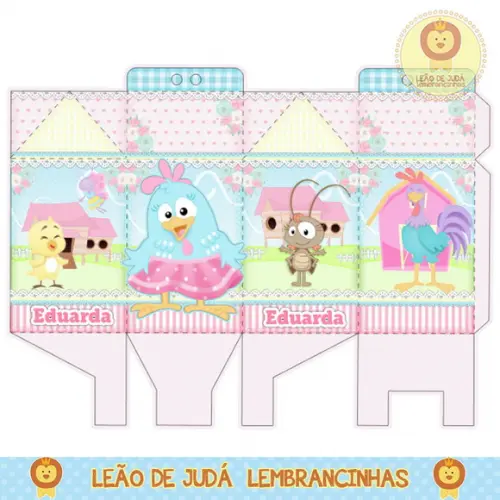 Caixa milk galinha pintadinha