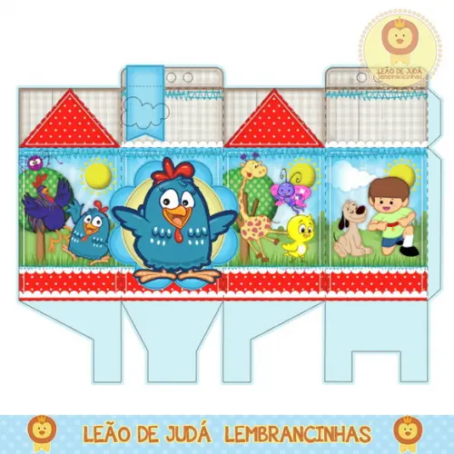 Caixa milk galinha pintadinha