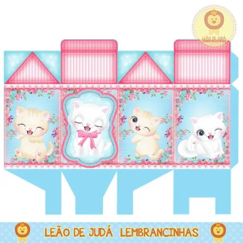 Caixa milk gatinha