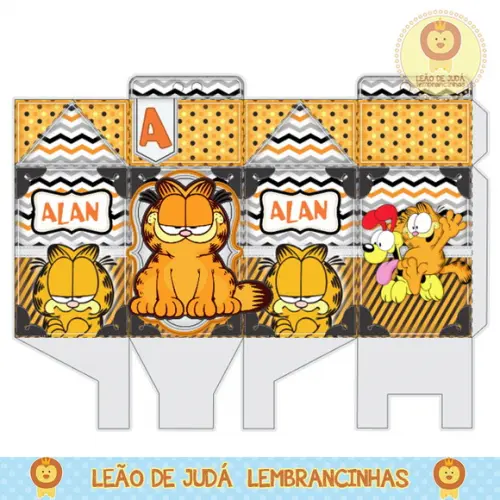 Caixa Milk Garfield