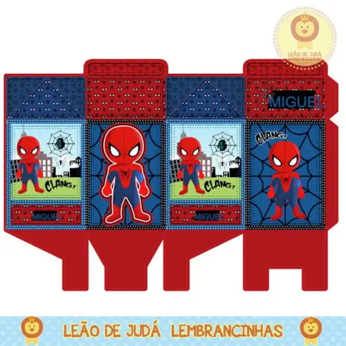 Caixa Milk Homem Aranha Cute