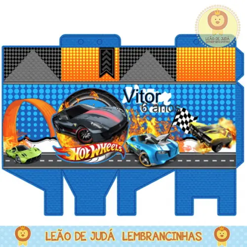 Caixa milk hot wheels