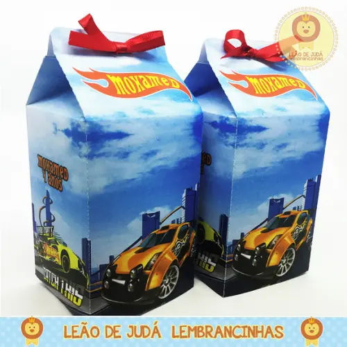 Caixa milk hot wheels
