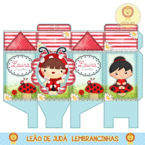 Caixa milk joaninha
