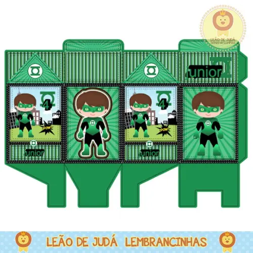 Caixa milk lanterna verde