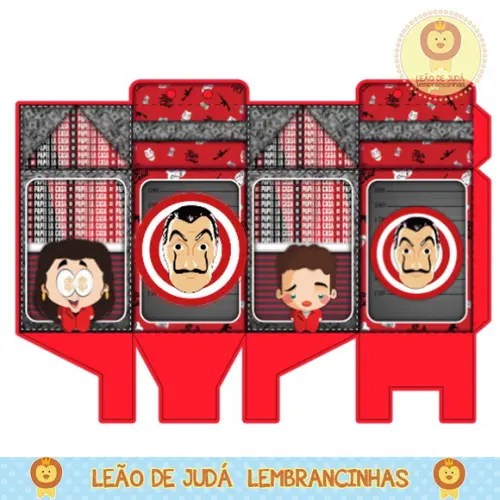 Caixa milk la casa de papel