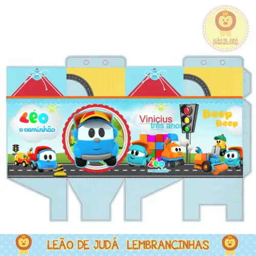 Caixa milk léo caminhão
