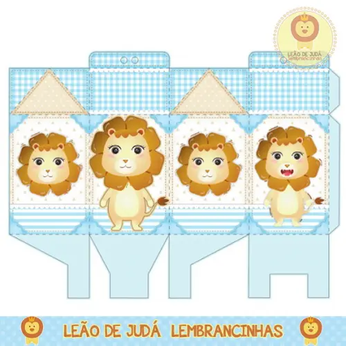 Caixa milk leãozinho