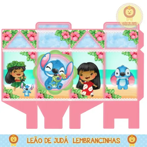 Caixa milk lilo e stitch