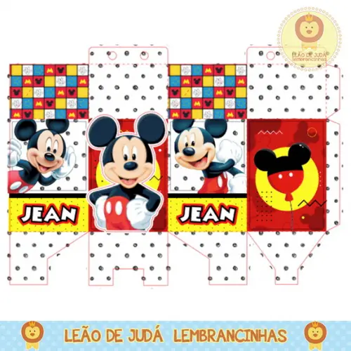 Caixa milk mickey