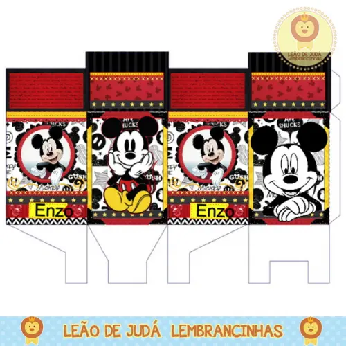 Caixa milk mickey