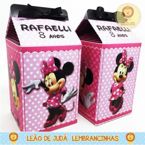 Caixa Milk Minnie Rosa