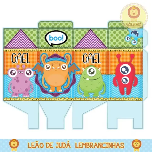 Caixa milk monstrinhos