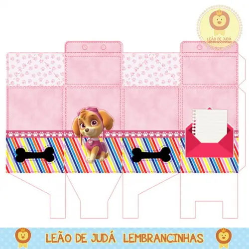 Caixa milk patrulha canina