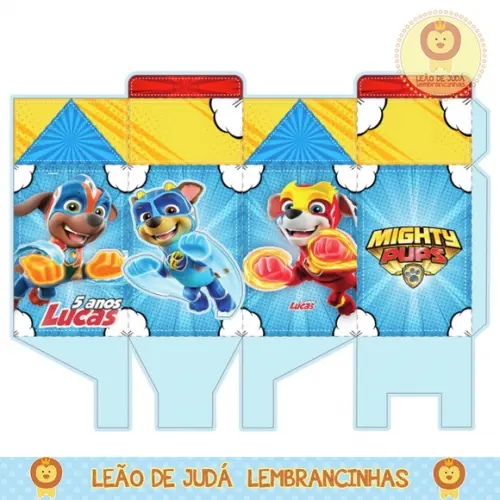 Caixa milk patrulha canina