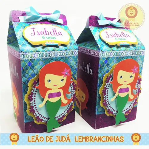 Caixa Milk Pequena Sereia
