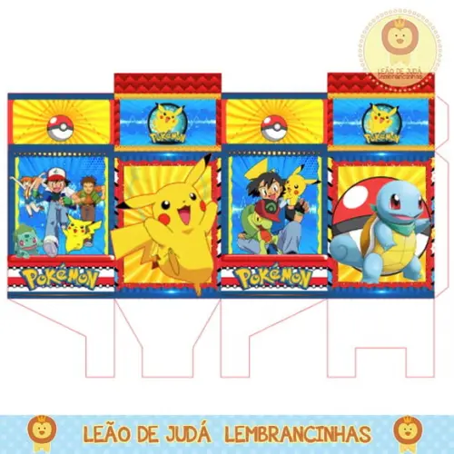 Caixa milk pokémon