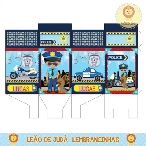 Caixa milk Policia