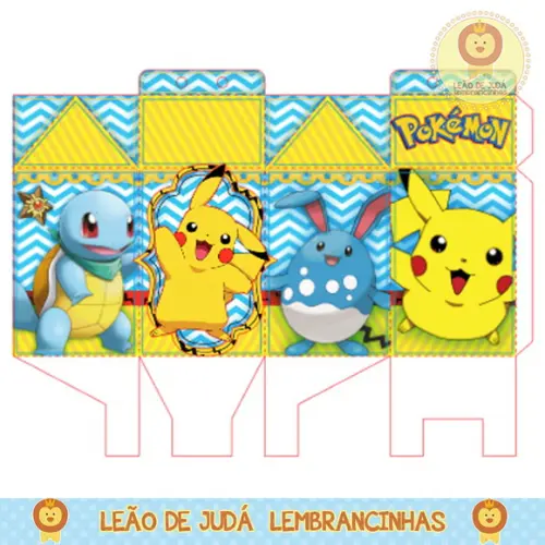 Caixa milk pokémon