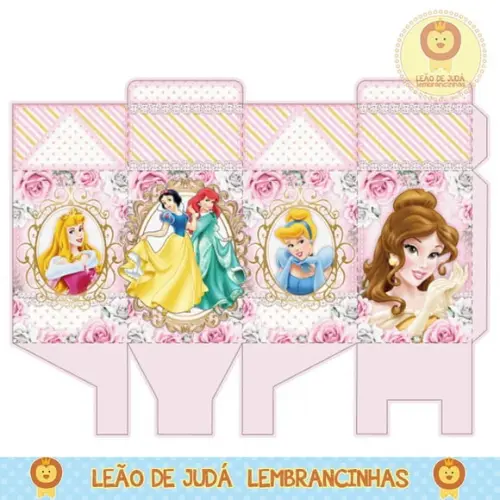Caixa Milk Princesas da Disney