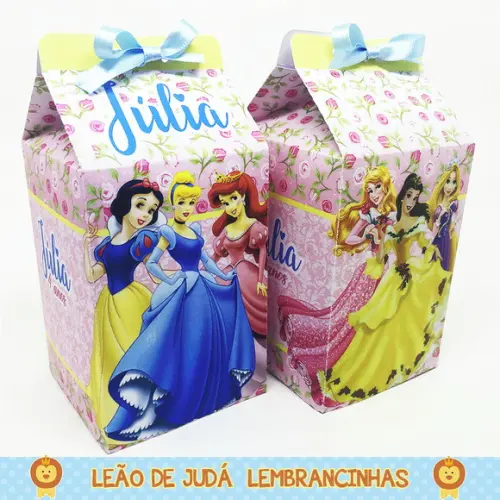 Caixa milk Princesas disney
