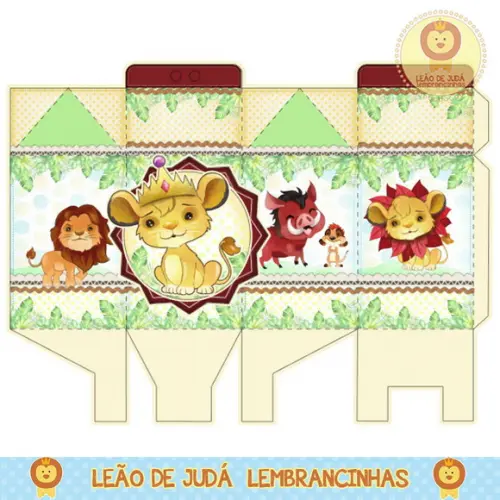 Caixa milk rei leão