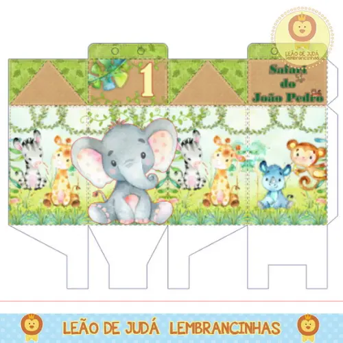 Caixa milk Safari